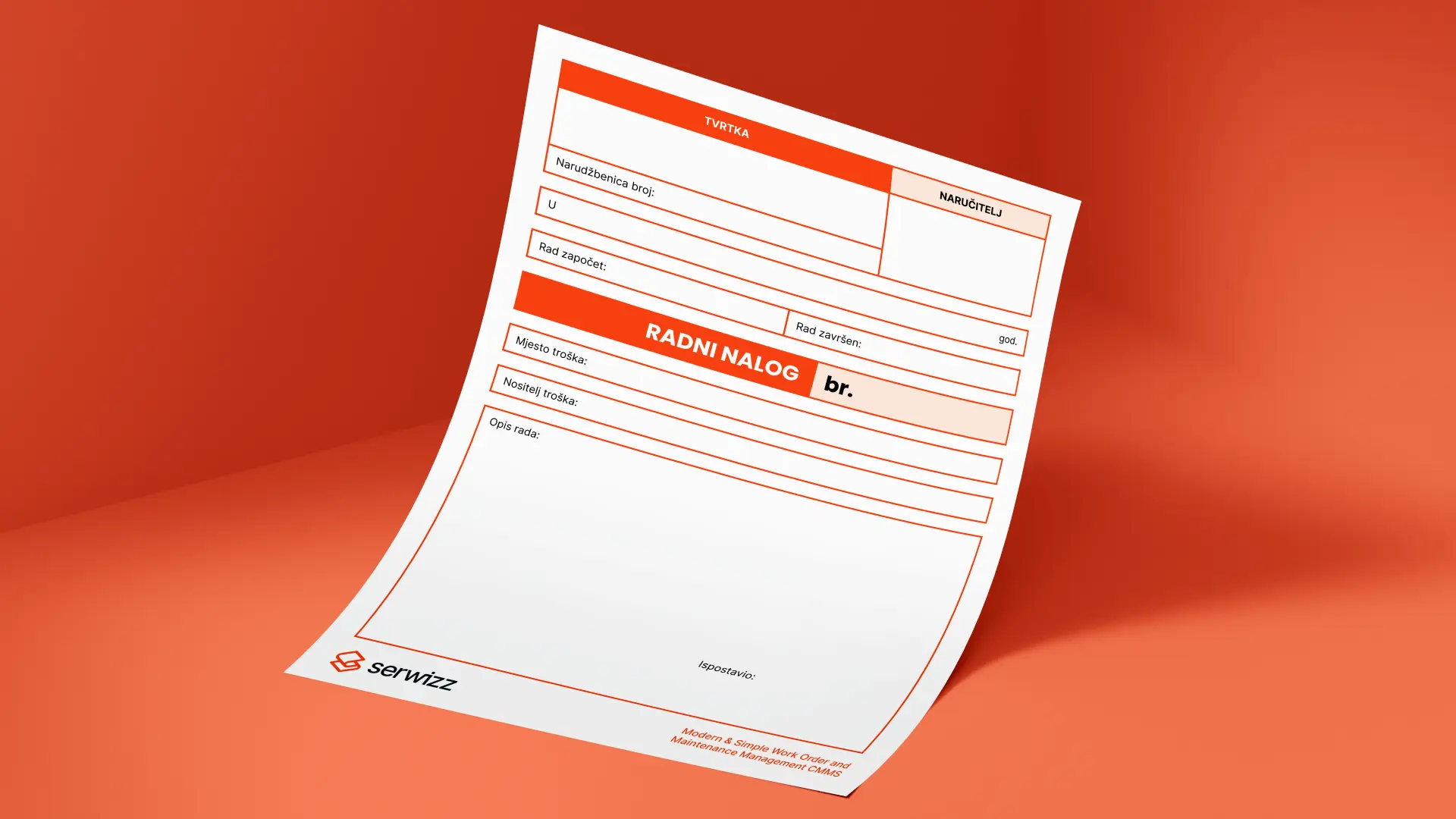 Free Work Order Template